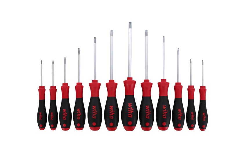 Wiha 36267 Torx Screwdriver Set, 12 Piece, T5â€“T40, SoftFinish Ergonomic Handle - Image 3